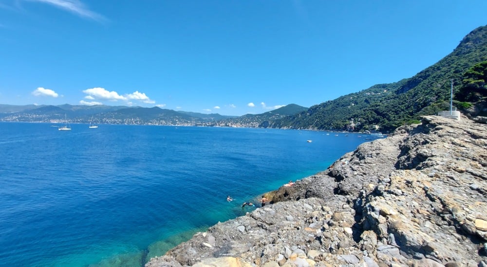 Il mare di Punta Chiappa